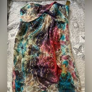 Multi color tube dress